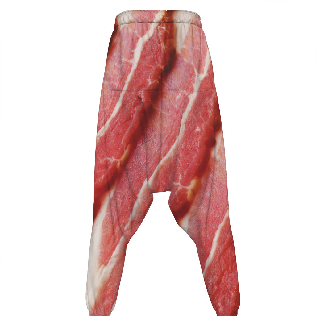 Raw Bacon Print Hammer Pants