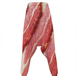 Raw Bacon Print Hammer Pants