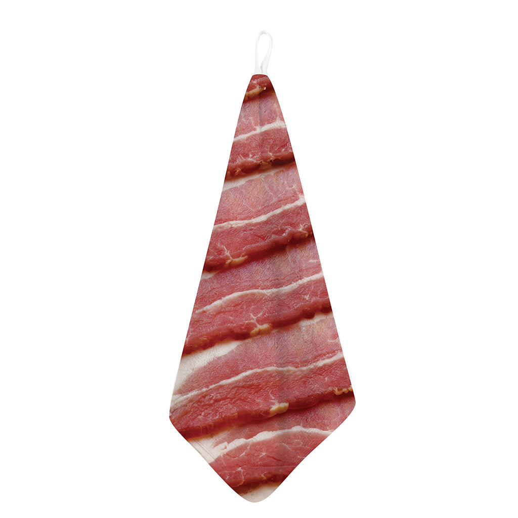 Raw Bacon Print Hand Towel
