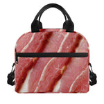 Raw Bacon Print Insulated Lunch Bag