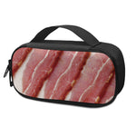 Raw Bacon Print Insulin Cooler Travel Case