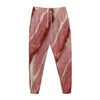 Raw Bacon Print Jogger Pants
