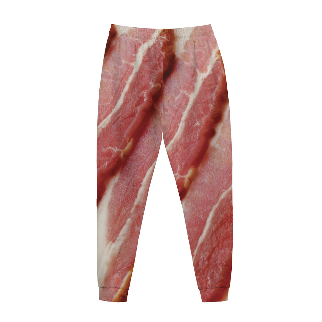 Raw Bacon Print Jogger Pants