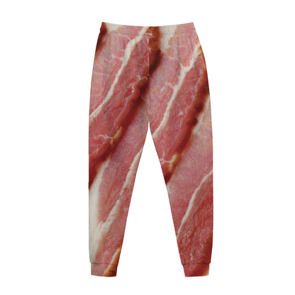 Raw Bacon Print Jogger Pants
