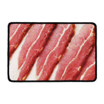 Raw Bacon Print Kitchen Mat