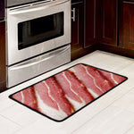 Raw Bacon Print Kitchen Mat