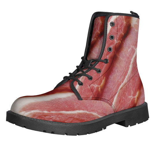 Raw Bacon Print Backpack