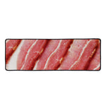 Raw Bacon Print Long Kitchen Mat