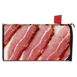 Raw Bacon Print Mailbox Cover