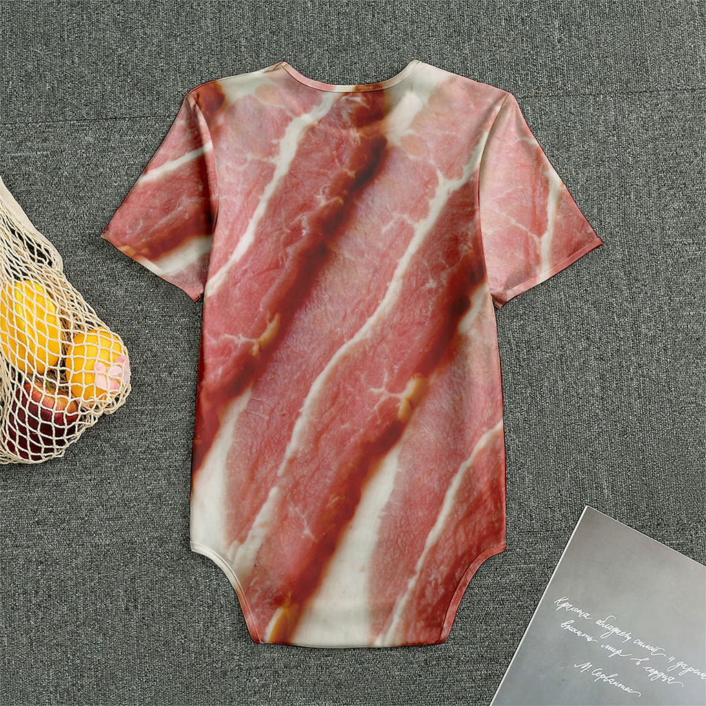 Raw Bacon Print Men's Bodysuit