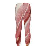 Raw Bacon Print Men's leggings