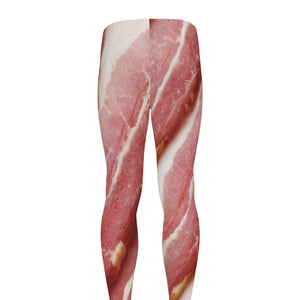 Raw Bacon Print Men's leggings