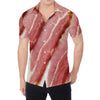 Raw Bacon Print Men's Shirt