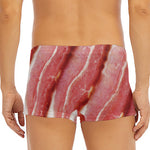 Raw Bacon Print Men's Short Boxer Briefs