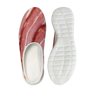 Raw Bacon Print Mesh Casual Shoes