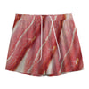 Raw Bacon Print Mesh Shorts