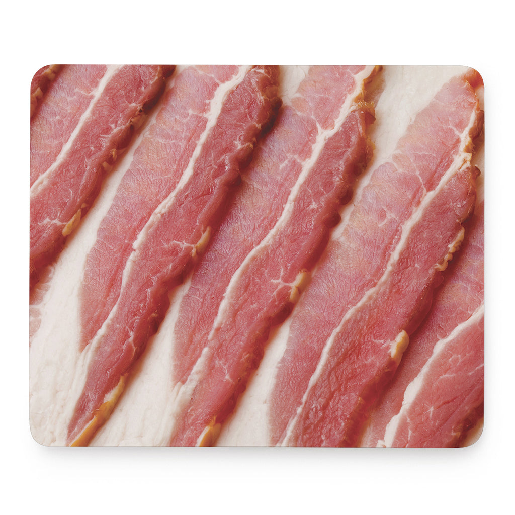 Raw Bacon Print Mouse Pad