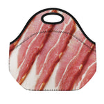 Raw Bacon Print Neoprene Lunch Bag