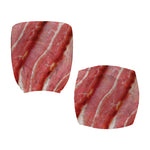 Raw Bacon Print Office Chair Cover