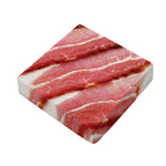 Raw Bacon Print Outdoor Seat Cushion Cover