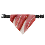Raw Bacon Print Over The Collar Dog Bandana