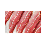 Raw Bacon Print Polyester Flag
