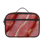 Raw Bacon Print Portable Lunch Bag