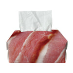 Raw Bacon Print Rectangle Tissue Box Cover