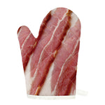 Raw Bacon Print Single Oven Mitt