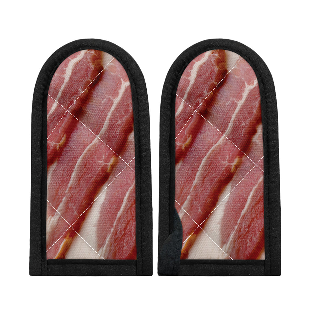 Raw Bacon Print Skillet Handle Cover