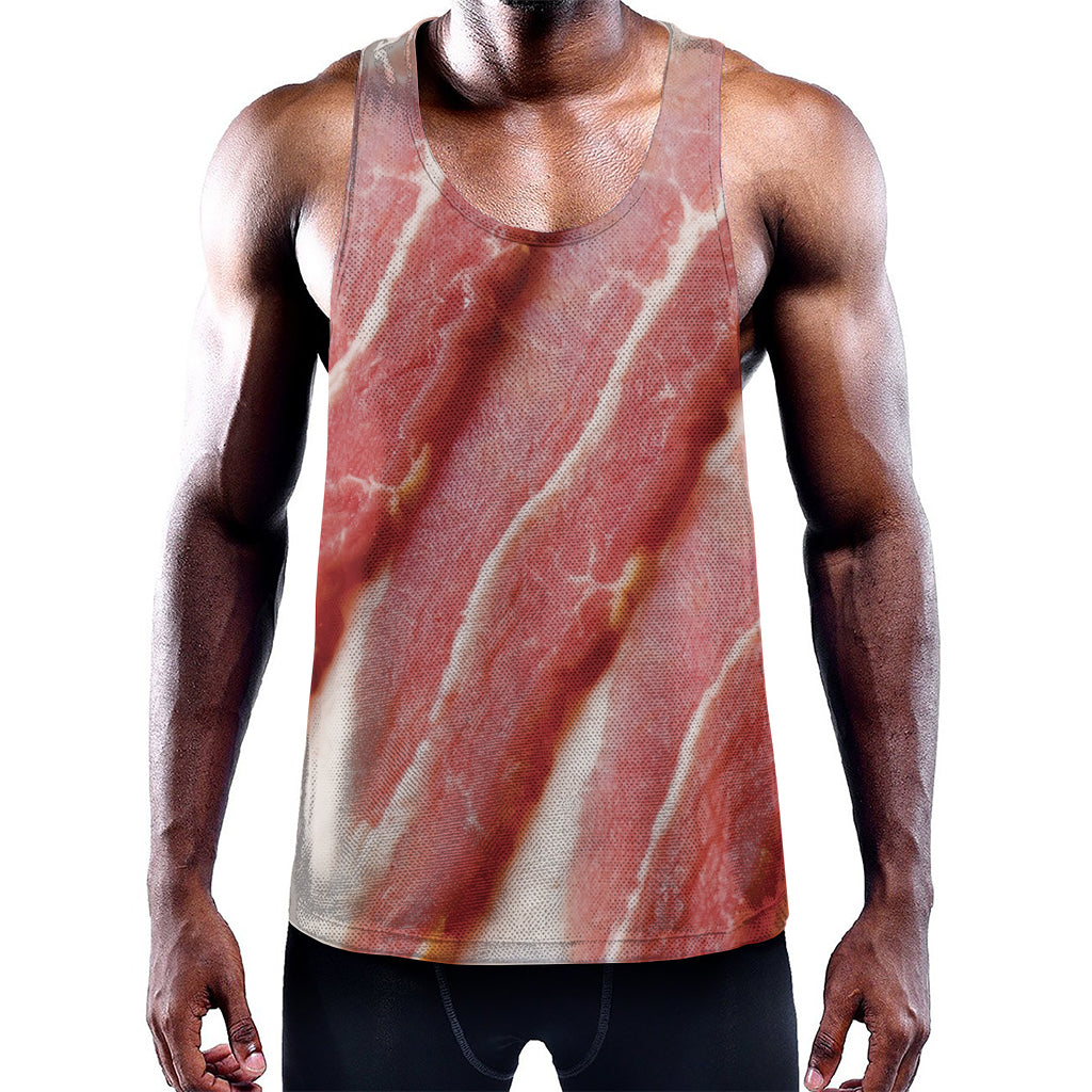 Raw Bacon Print Training Tank Top