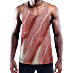 Raw Bacon Print Training Tank Top