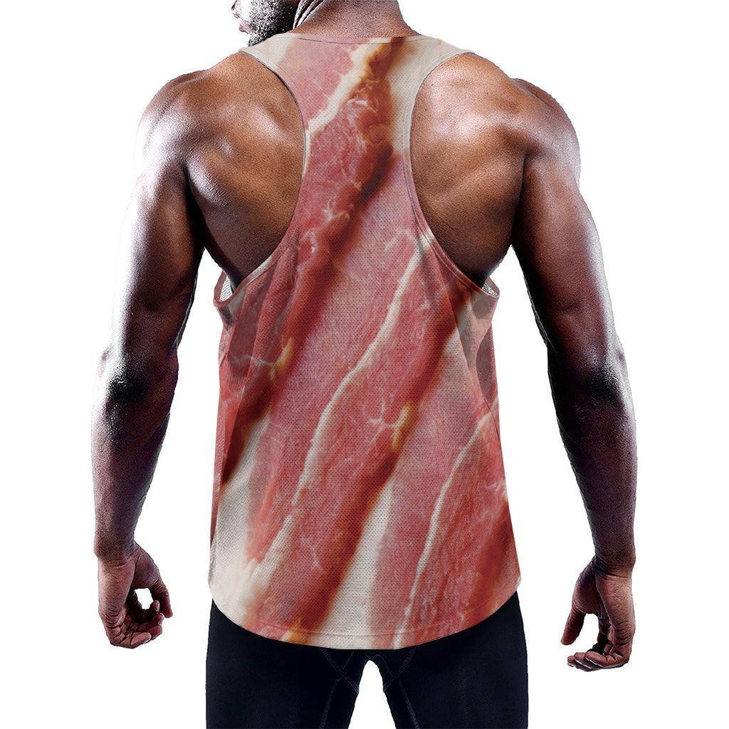 Raw Bacon Print Training Tank Top