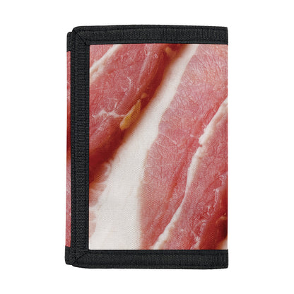 Raw Bacon Print Trifold Wallet