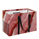 Raw Bacon Print Utility Tote Bag