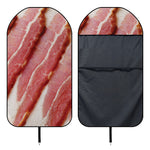 Raw Bacon Print Waterproof Car Seat Cover