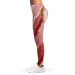 Raw Bacon Print Women's Leggings