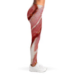 Raw Bacon Print Women's Leggings