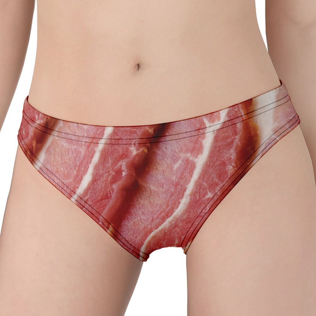 Raw Bacon Print Women's Panties