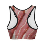 Raw Bacon Print Women's Sports Bra