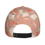 Reading Books And Glasses Pattern Print Baseball Cap