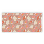 Reading Books And Glasses Pattern Print Beach Towel