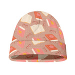 Reading Books And Glasses Pattern Print Beanie