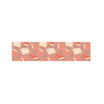 Reading Books And Glasses Pattern Print Bed Runner