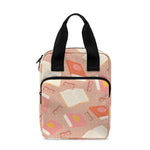 Reading Books And Glasses Pattern Print Bible Tote Bag