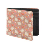 Reading Books And Glasses Pattern Print Bifold Wallet