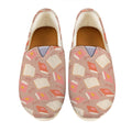 Reading Books And Glasses Pattern Print Casual Shoes