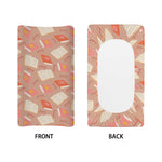 Reading Books And Glasses Pattern Print Changing Pad Cover