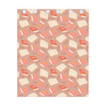 Reading Books And Glasses Pattern Print Curtain