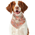 Reading Books And Glasses Pattern Print Dog Bandana
